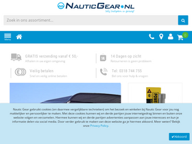 'nauticgear.nl' screenshot