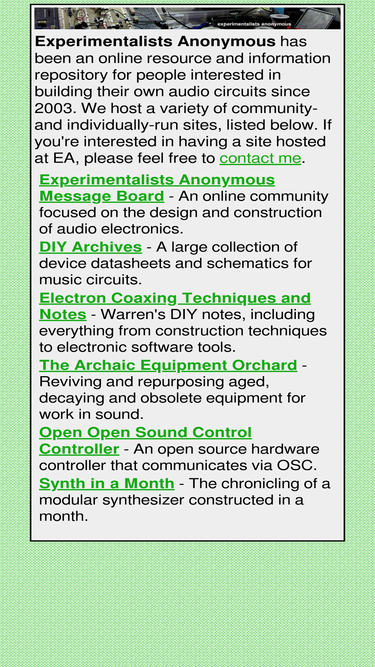 experimentalistsanonymous.com