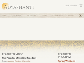 adyashanti.opengatesangha.org