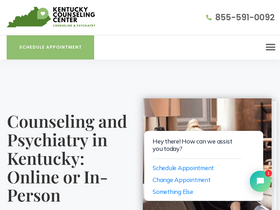 'kentuckycounselingcenter.com' screenshot