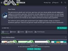 'cevremuhendisleri.net' screenshot