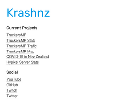 'krashnz.com' screenshot