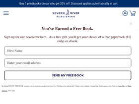 ​Severn River Publishing homepage screenshot
