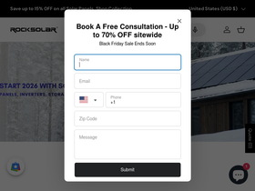 ROCKSOLAR website screenshot