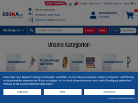 'esska.de' screenshot