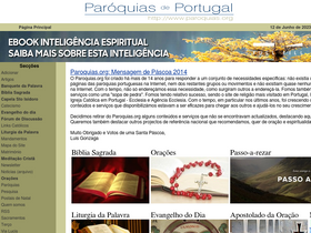 'paroquias.org' screenshot