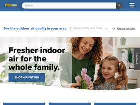 'filtrete.com' screenshot