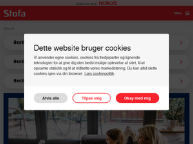 'stofa.dk' screenshot