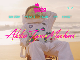alohatymemachine.com homepage screenshot