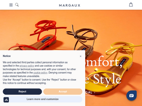 'margauxny.com' screenshot