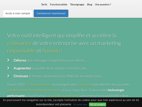'sg-autorepondeur.com' screenshot