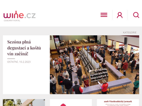 'wine.cz' screenshot