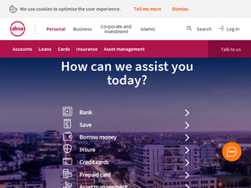 'absabank.co.ke' screenshot