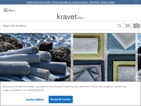 'kravet.com' screenshot