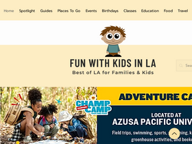 'funwithkidsinla.com' screenshot