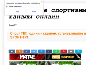 'sport-tv.pro' screenshot