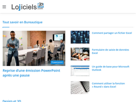 'lojiciels.com' screenshot