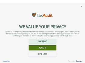 'taxaudit.com' screenshot