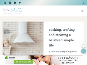 'isavea2z.com' screenshot