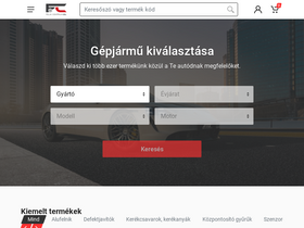 'alufelnibolt.hu' screenshot