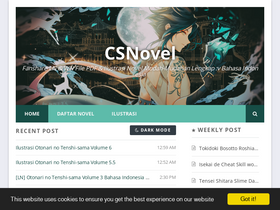 'csnovel.blogspot.com' screenshot
