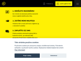 'tel-zoznam.sk' screenshot