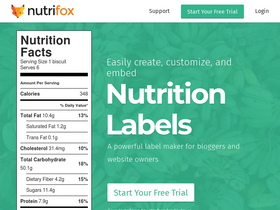 'nutrifox.com' screenshot
