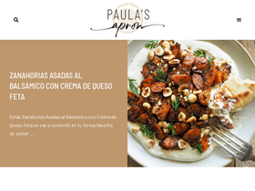 'paulasapron.com' screenshot