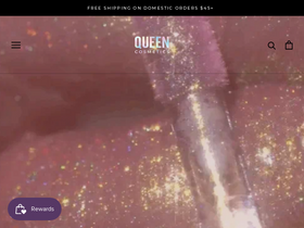 queencosmetics.store website screenshot