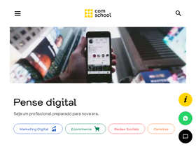 'comschool.com.br' screenshot