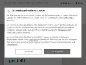 'aok-bv.de' screenshot
