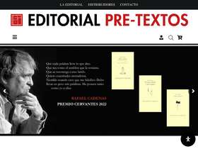'pre-textos.com' screenshot