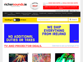 'euro.richersounds.ie' screenshot