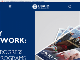 'usaid.gov' screenshot