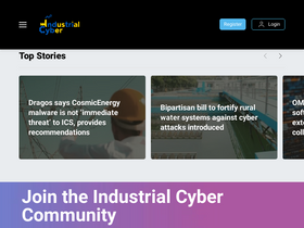 'industrialcyber.co' screenshot