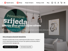 'prima-namjestaj.hr' screenshot