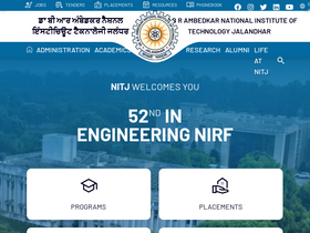 'nitj.ac.in' screenshot