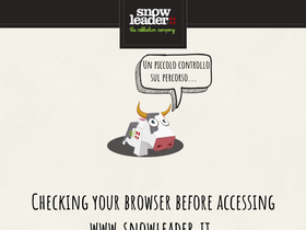 'snowleader.it' screenshot