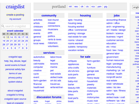 portland.craigslist Traffic Analytics, Ranking & Audience [April