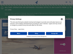 'flughafen-stuttgart.de' screenshot