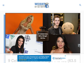 'weightofstuff.com' screenshot