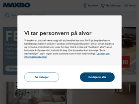 'maxbo.no' screenshot