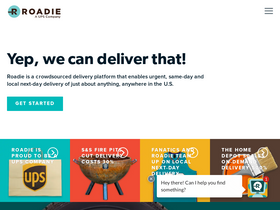 'roadie.com' screenshot