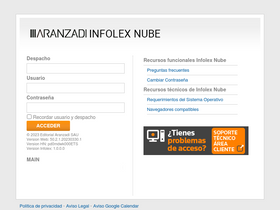 'infolexnube.es' screenshot