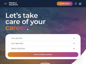 'medicalsolutions.com' screenshot