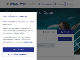 'brittany-ferries.co.uk' screenshot