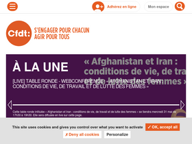 'cfdt.fr' screenshot