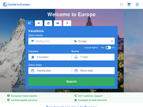 'guidetoeurope.com' screenshot