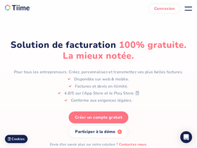 'tiime.fr' screenshot