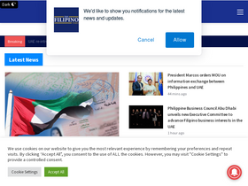 'filipinotimes.net' screenshot